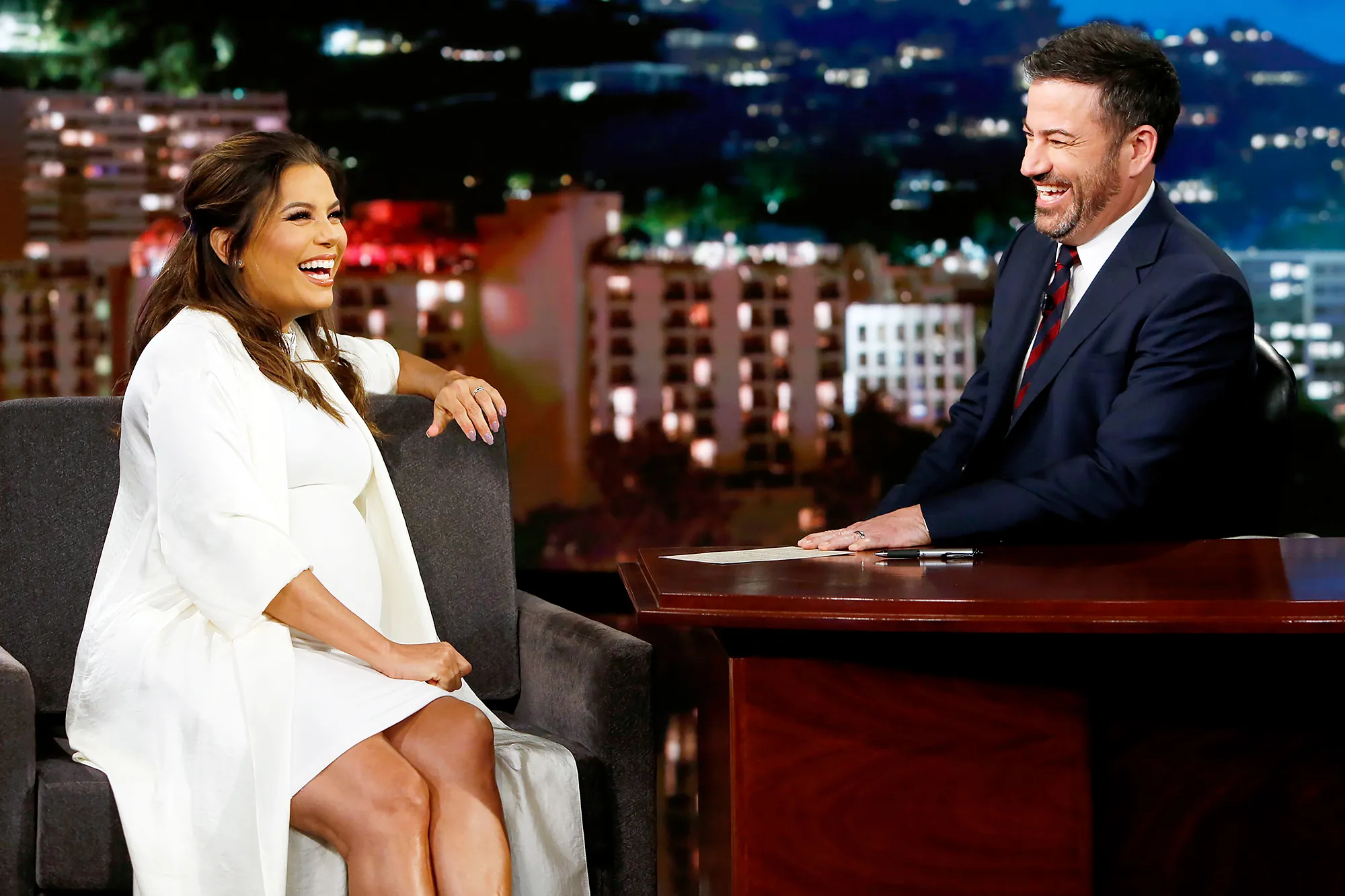 Eva Longoria Jimmy Kimmel Live