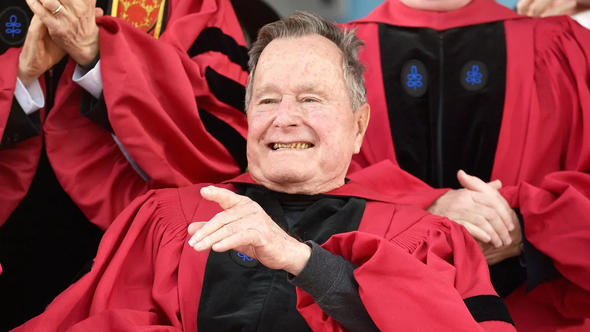 George H.W Bush's health improving