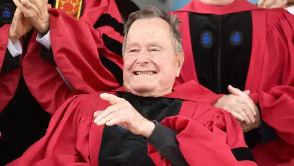 George H.W Bush's health improving