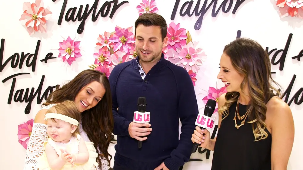 Tanner Tolbert and Jade Roper and daughter Emerson