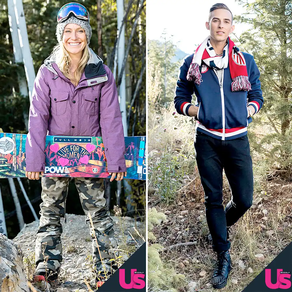 Jamie Anderson and Adam Rippon DWTS