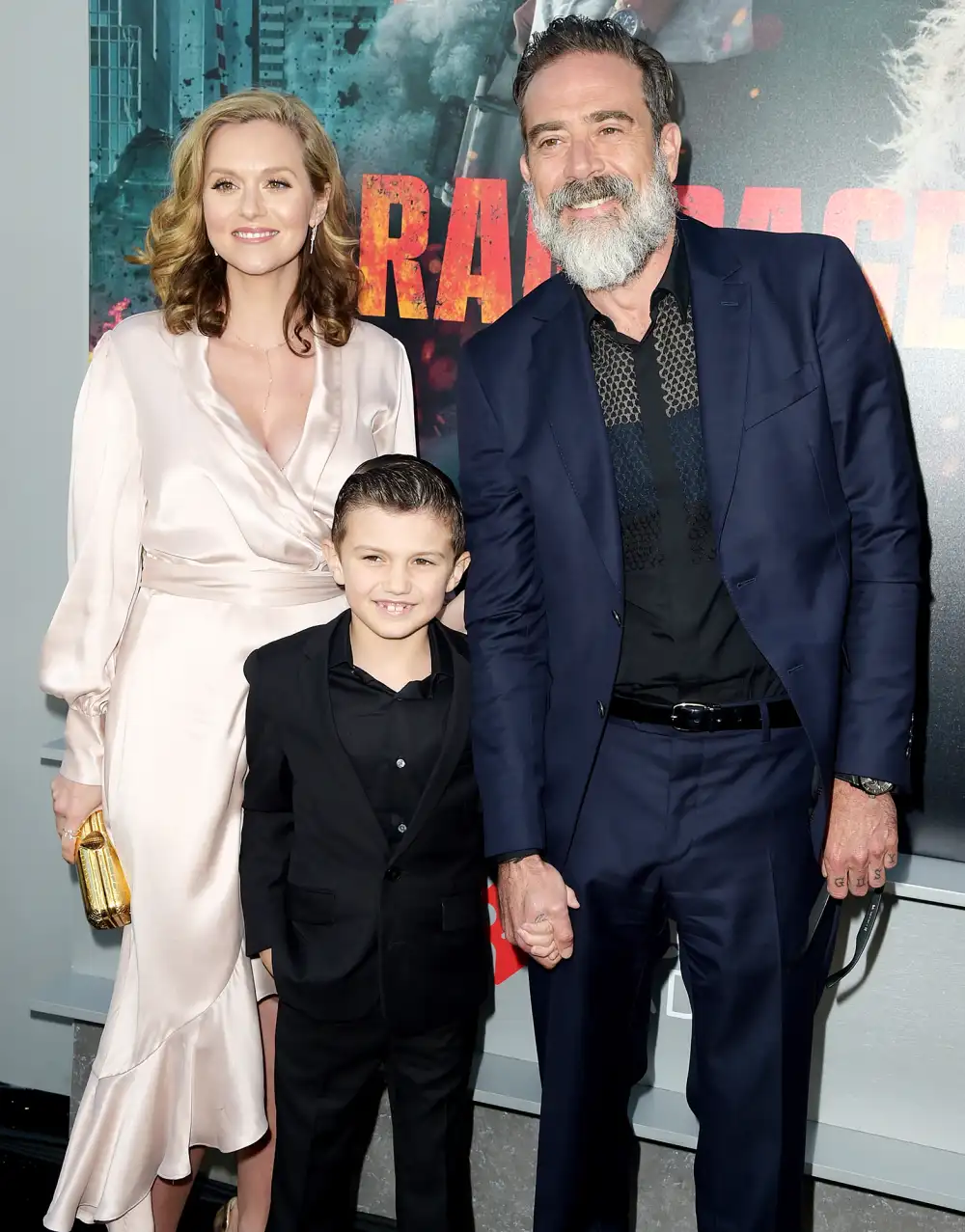 Hilarie Burton Jeffrey Dean Morgan Make Rare Appearance With Son Augustus