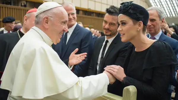 Katy Perry, Orlando Bloom, Pope Francis, Vatican