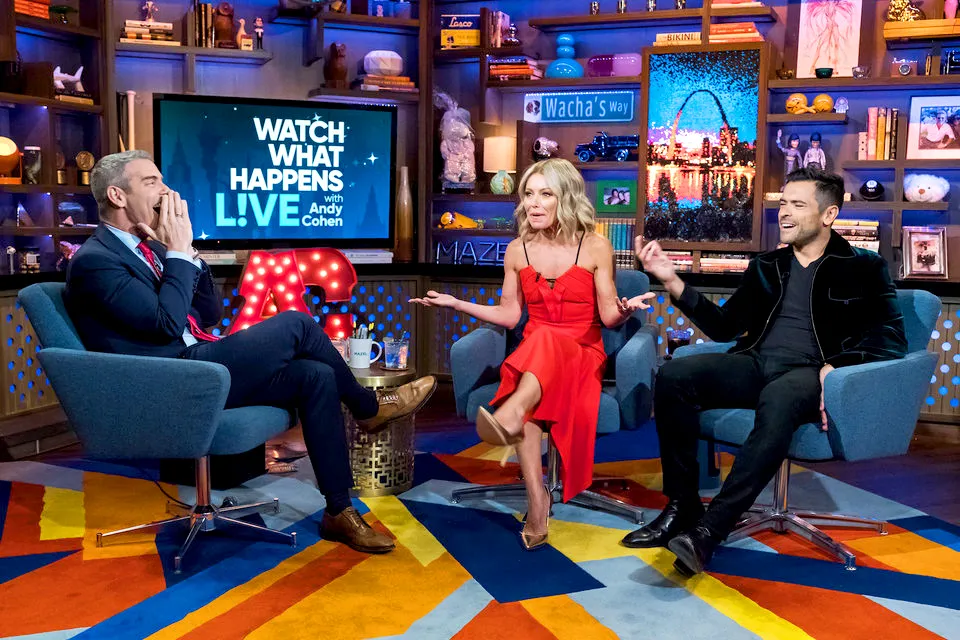 Kelly Ripa and Mark Consuelos on &lsquo;Watch What Happens Live with Andy Cohen&lsquo;