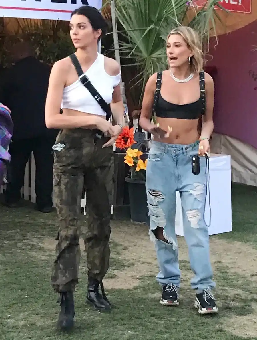 Kendall-Jenner-Hailey-Baldwin-Coachella