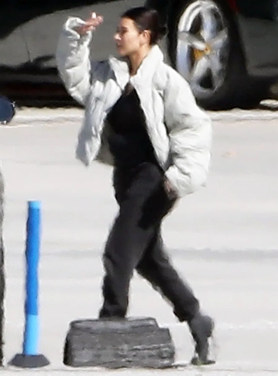 Kim Kardashian returns from Cleveland