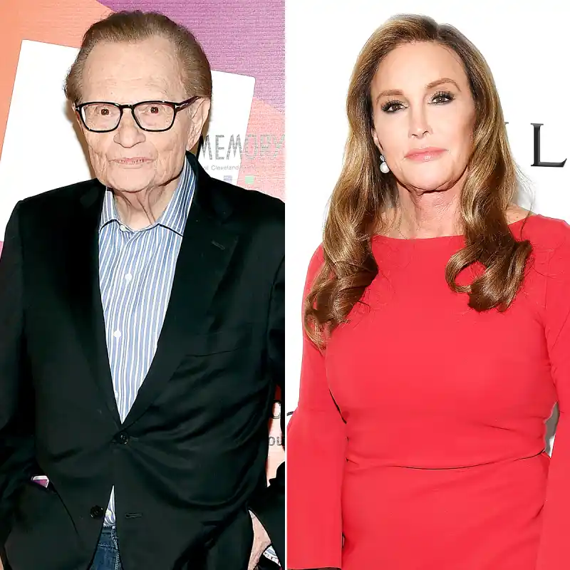 Larry King and Caitlyn Jenner