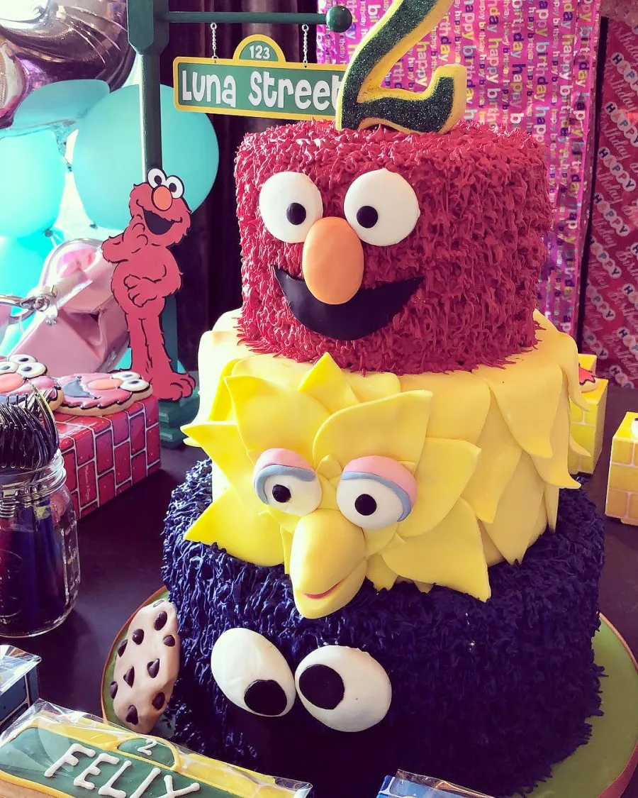 Luna, Birthday Party, Sesame Street, Chrissy Teigen, John Legend