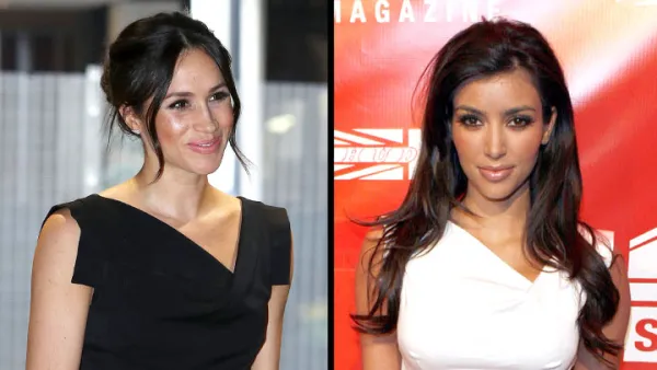Meghan Markle and Kim Kardashian
