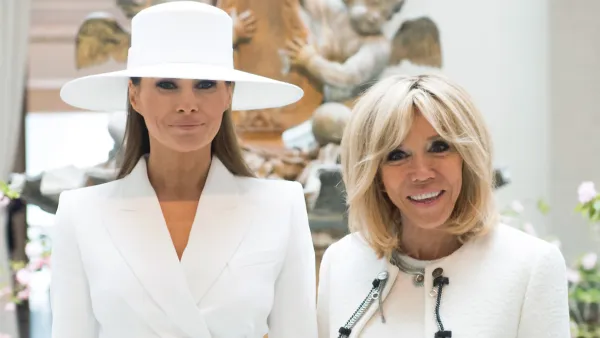 Melania Trump, Brigitte Macron