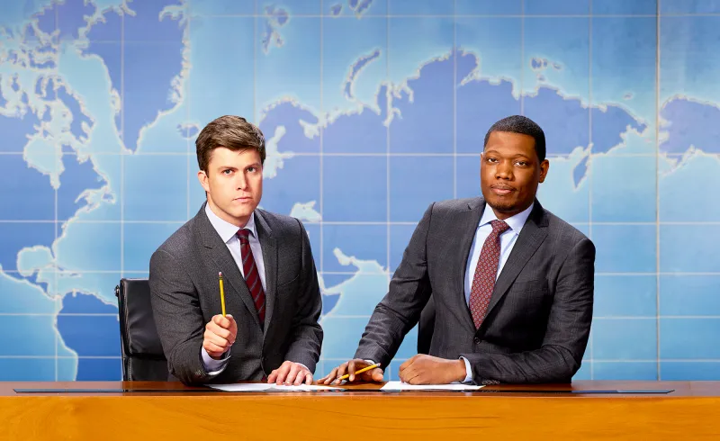 SNL’s ‘Weekend Update’ Anchors Colin Jost and Michael Che