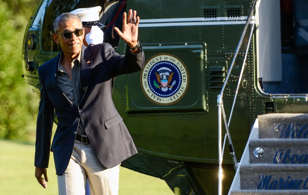 Barack Obama Marine One helicopter