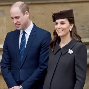 Prince William, Kate Middleton, Easter Service, St George's Chapel
