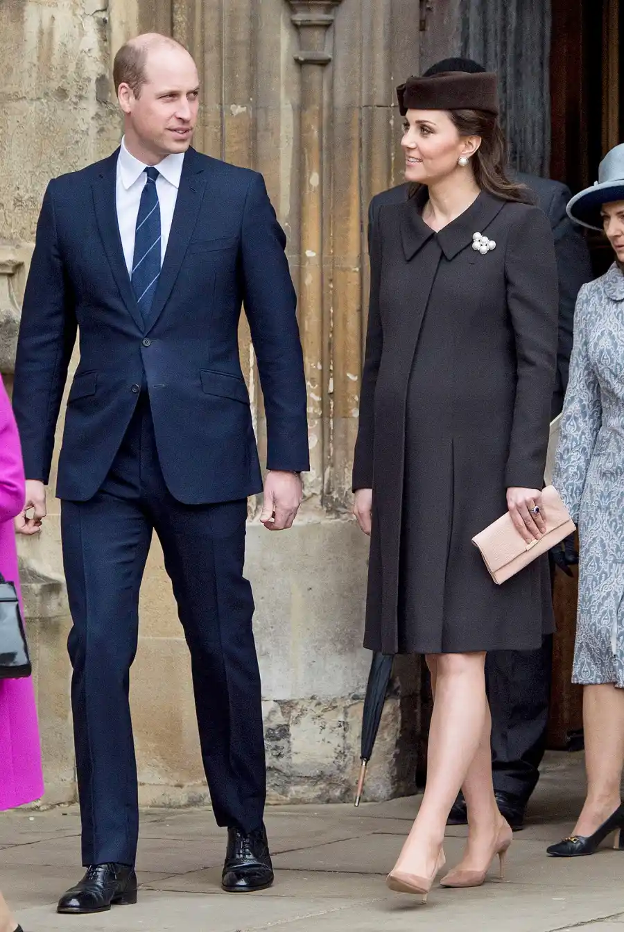 Prince William, Kate Middleton, Easter Service, St George's Chapel