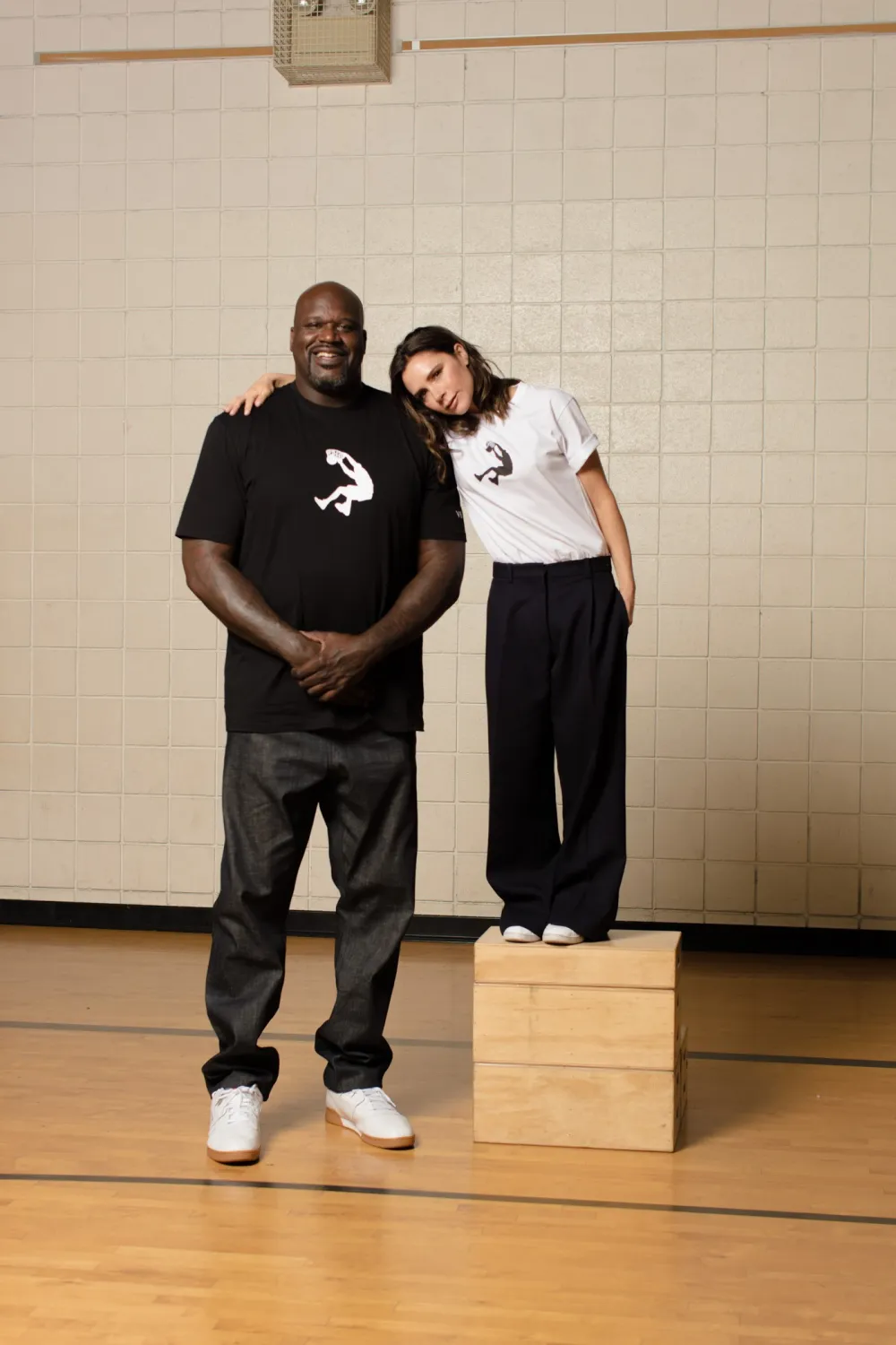 Shaq and Victoria Beckham