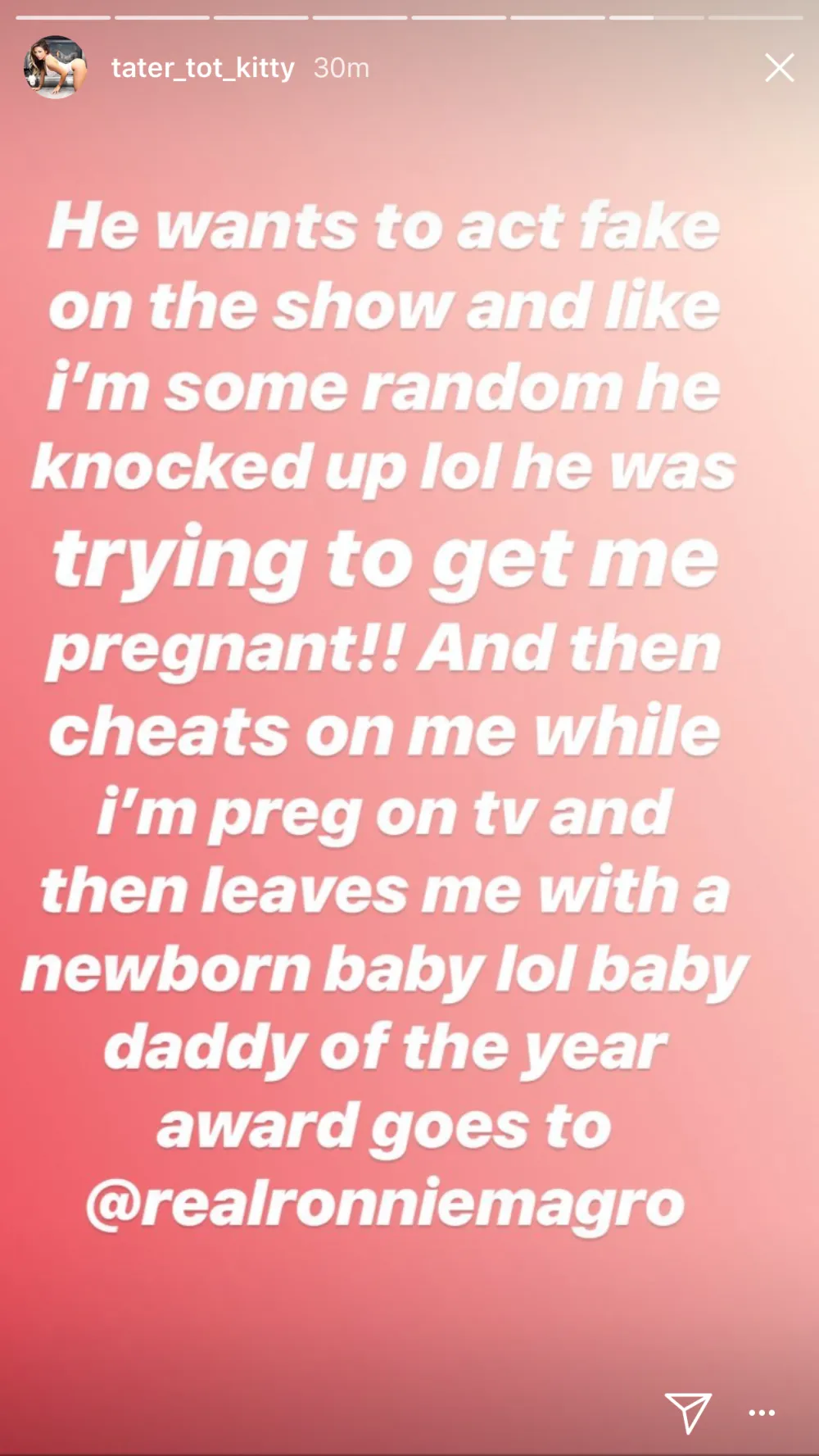 ronnie instagram fight