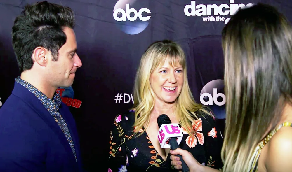 Sasha Farber and Tonya Harding