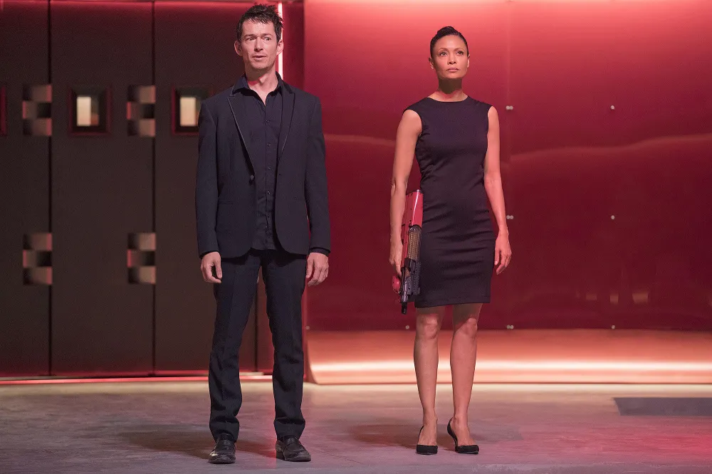Simon Quarterman, Thandie Newton, Westworld, HBO