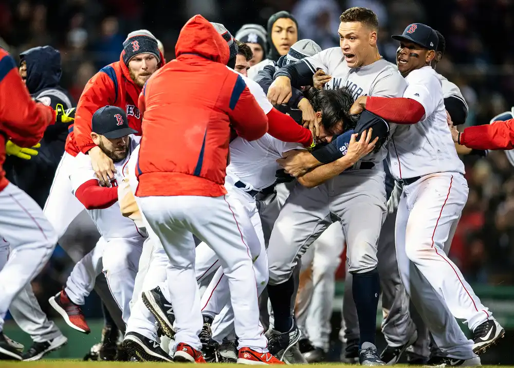 Yankees Red Sox Brawl Tyler Austin Joe Kelly