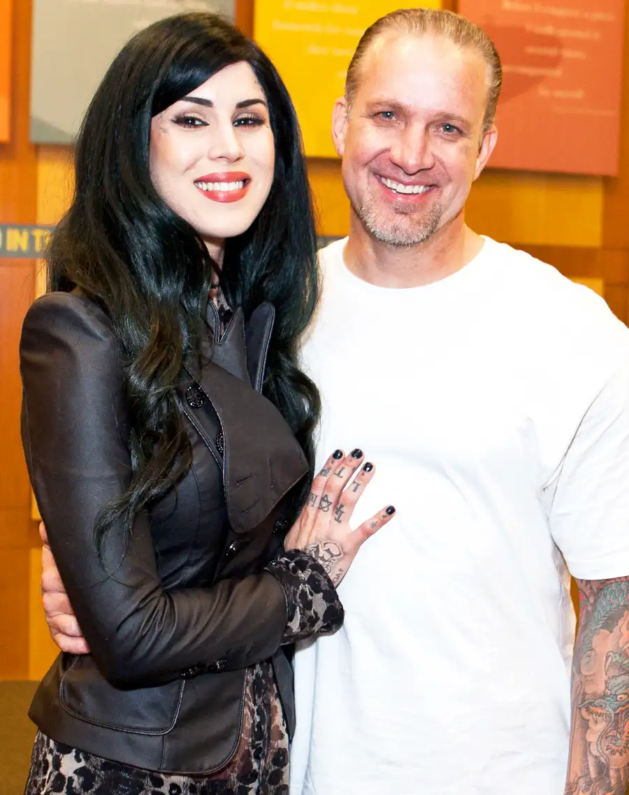 Kat Von D and Jesse James