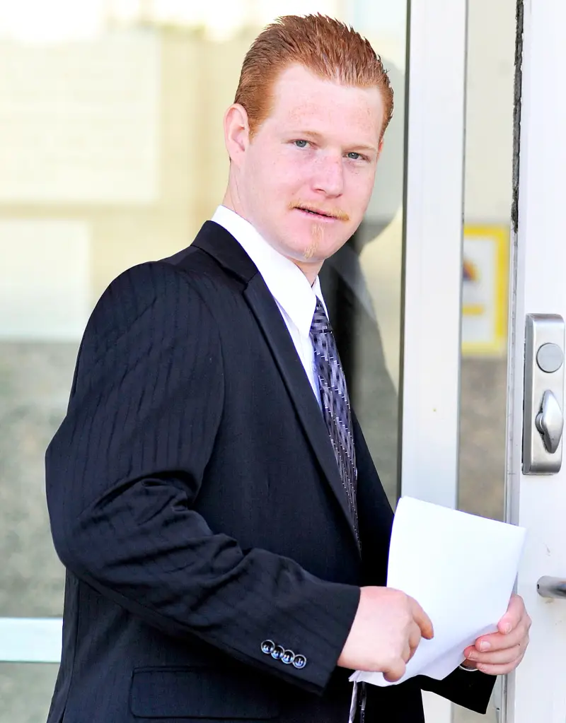 Redmond O'Neal arrives at LAX Courthouse on October 9, 2012 in Los Angeles, California.