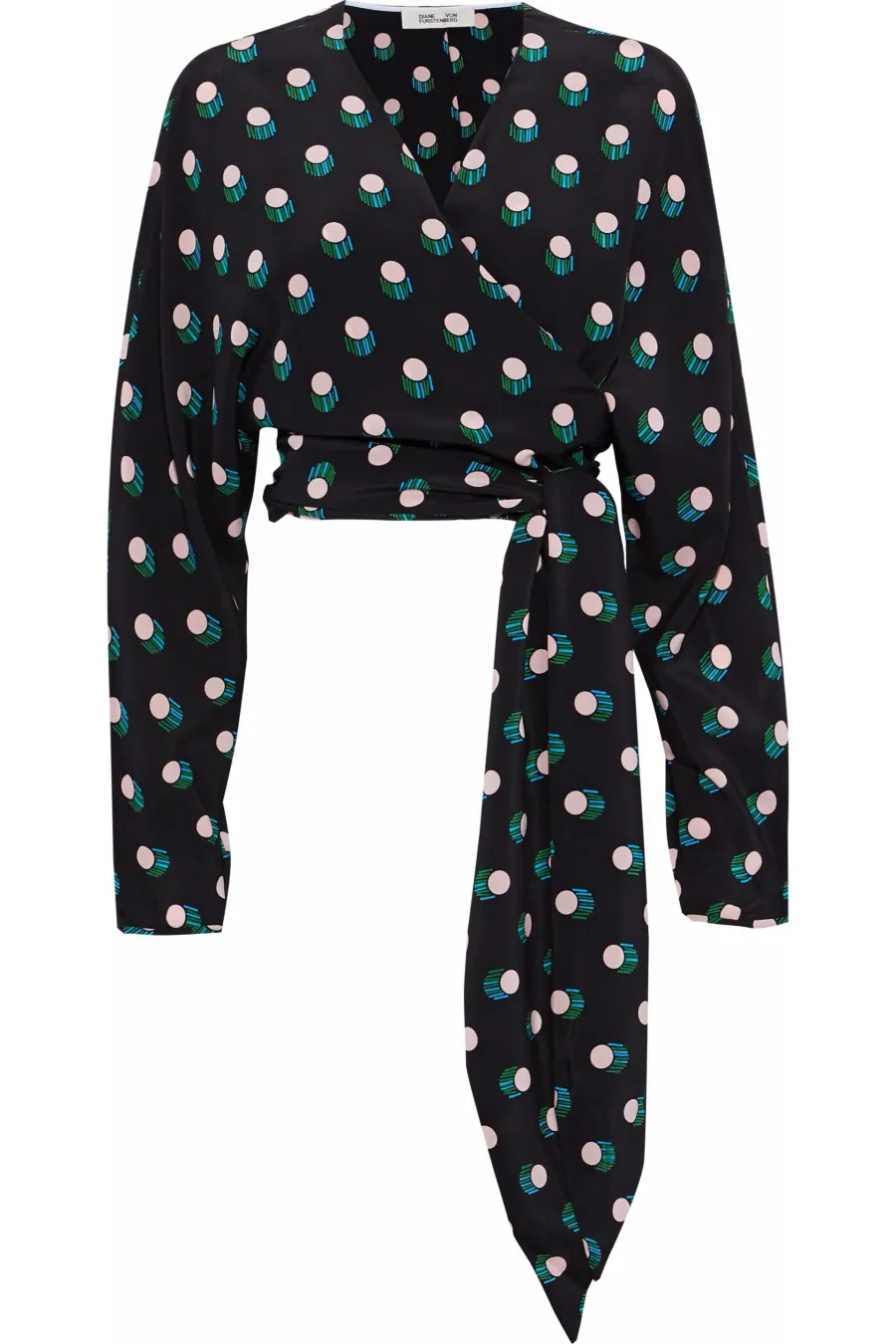 Diane von Furstenberg wrap top