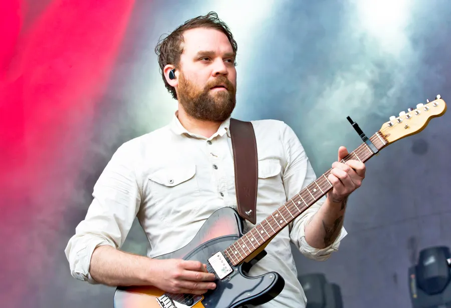 Scott Hutchison of Frightened Rabbit performs live during a concert at the Zitadelle Spandau in Berlin, Germany.