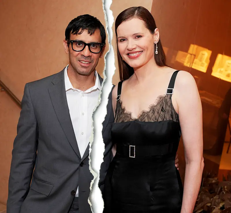 Geena Davis and Reza Jarrahy