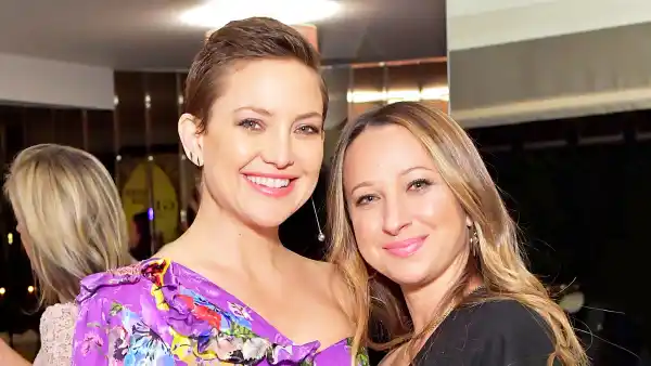 Kate Hudson and Jennifer Meyer attend Gilt.com, Jennifer Meyer & Jenna Dewan Tatum 2017 Launch Exclusive Jewelry Collection Benefitting Baby2Baby at Sunset Tower Hotel in West Hollywood, California.