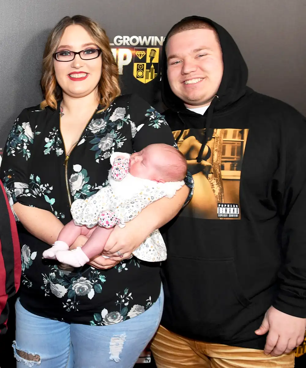 Lauryn 'Pumpkin' Shannon and Joshua Efird with daughter Ella attend "Growing Up Hip Hop Atlanta" season 2 premiere 2018 party at Woodruff Arts Center in Atlanta, Georgia.