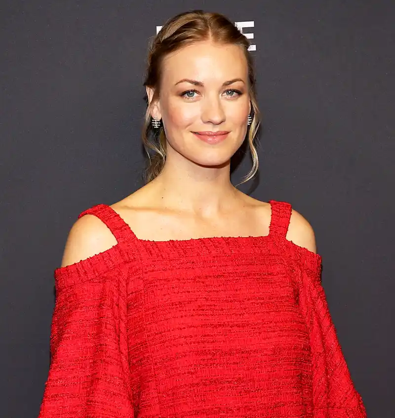 Yvonne Strahovski attends the 2018 PaleyFest Los Angeles Hulu's "The Handmaid's Tale" at Dolby Theatre in Hollywood, California.
