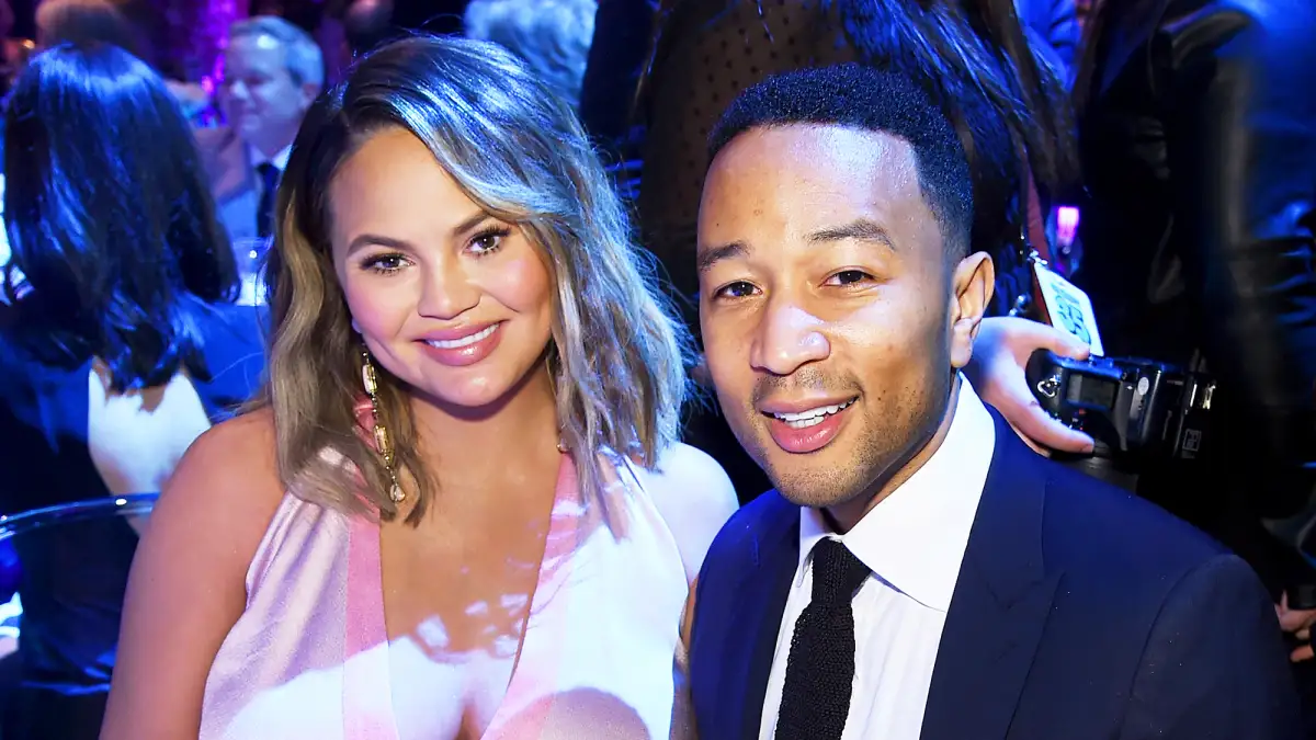 Chrissy Teigen and John Legend attend City Harvest's 35th Anniversary Gala at Cipriani 42nd Street on April 24, 2018 in New York City.