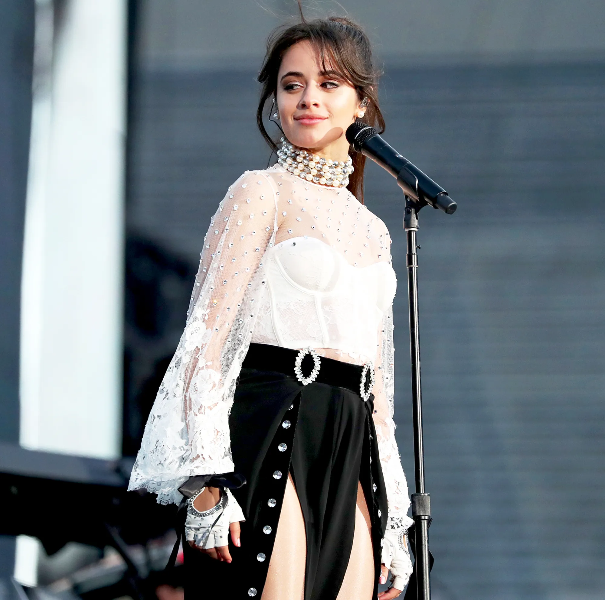 Camila Cabello performs onstage during the Taylor Swift Reputation Stadium Tour at the Rose Bowl on May 18, 2018 in Pasadena, California.