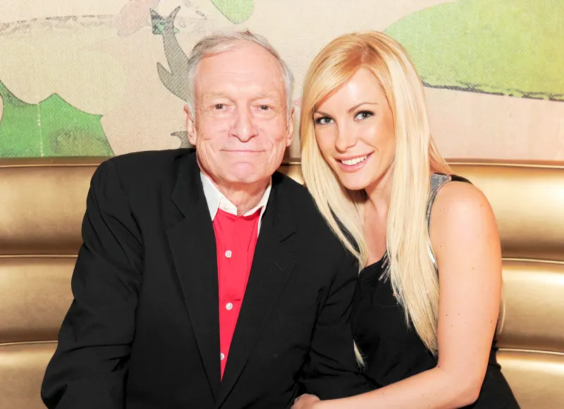 Hugh Hefner and Crystal Harris