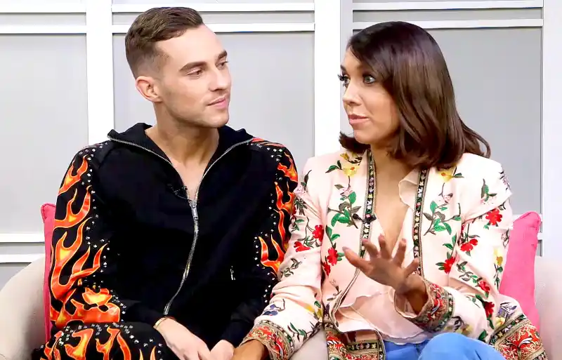 Adam Rippon and Jenna-Johnson