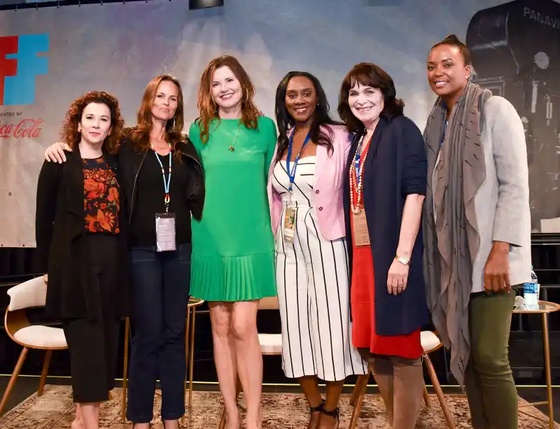 Aisha-Tyler-and-Geena-Davis-Bentonville-Film-Festival