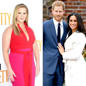 Amy Schumer, Prince Harry, and Meghan Markle
