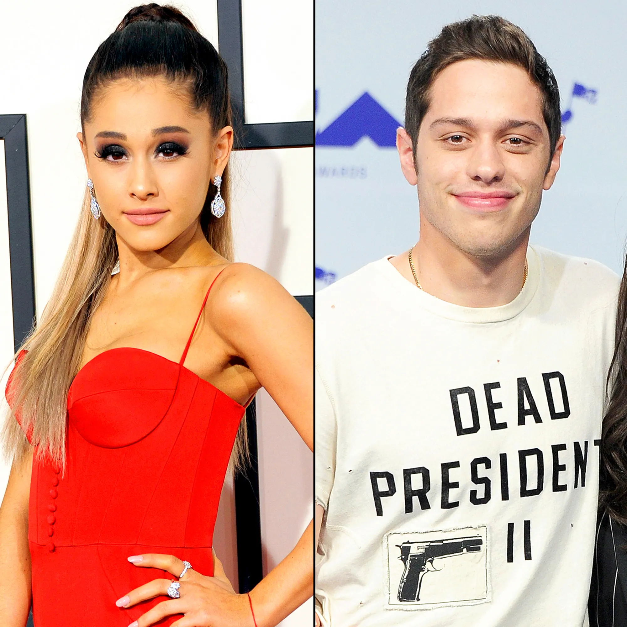 Ariana Grande and Pete Davidson