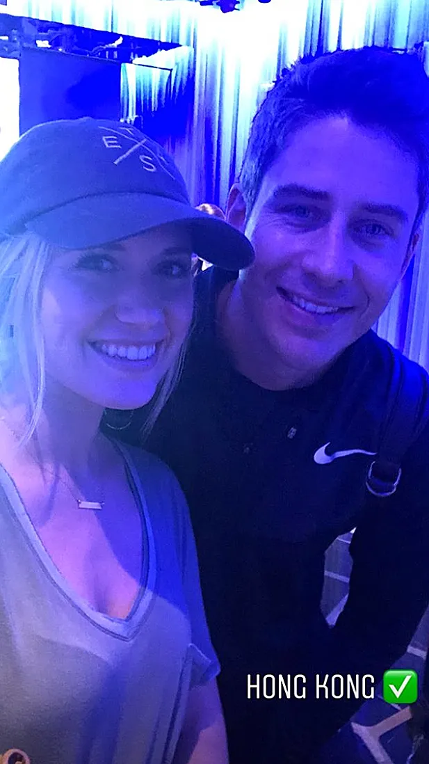 Arie Luyendyk Jr Lauren Burnham Hong Kong