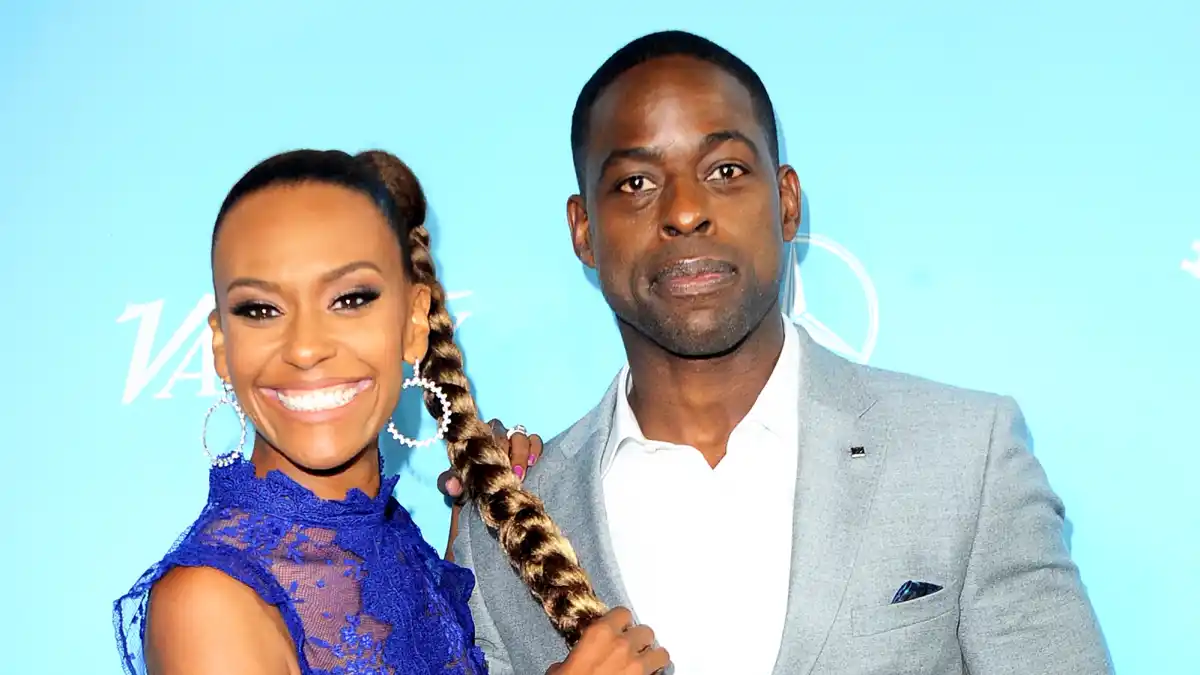 Ryan Michelle Bathe and Sterling K. Brown arrives at the Variety And Women In Film's 2017 Pre-Emmy Celebration at Gracias Madre in West Hollywood, California.
