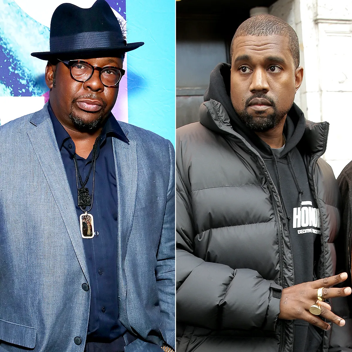 Bobby Brown and Kanye West