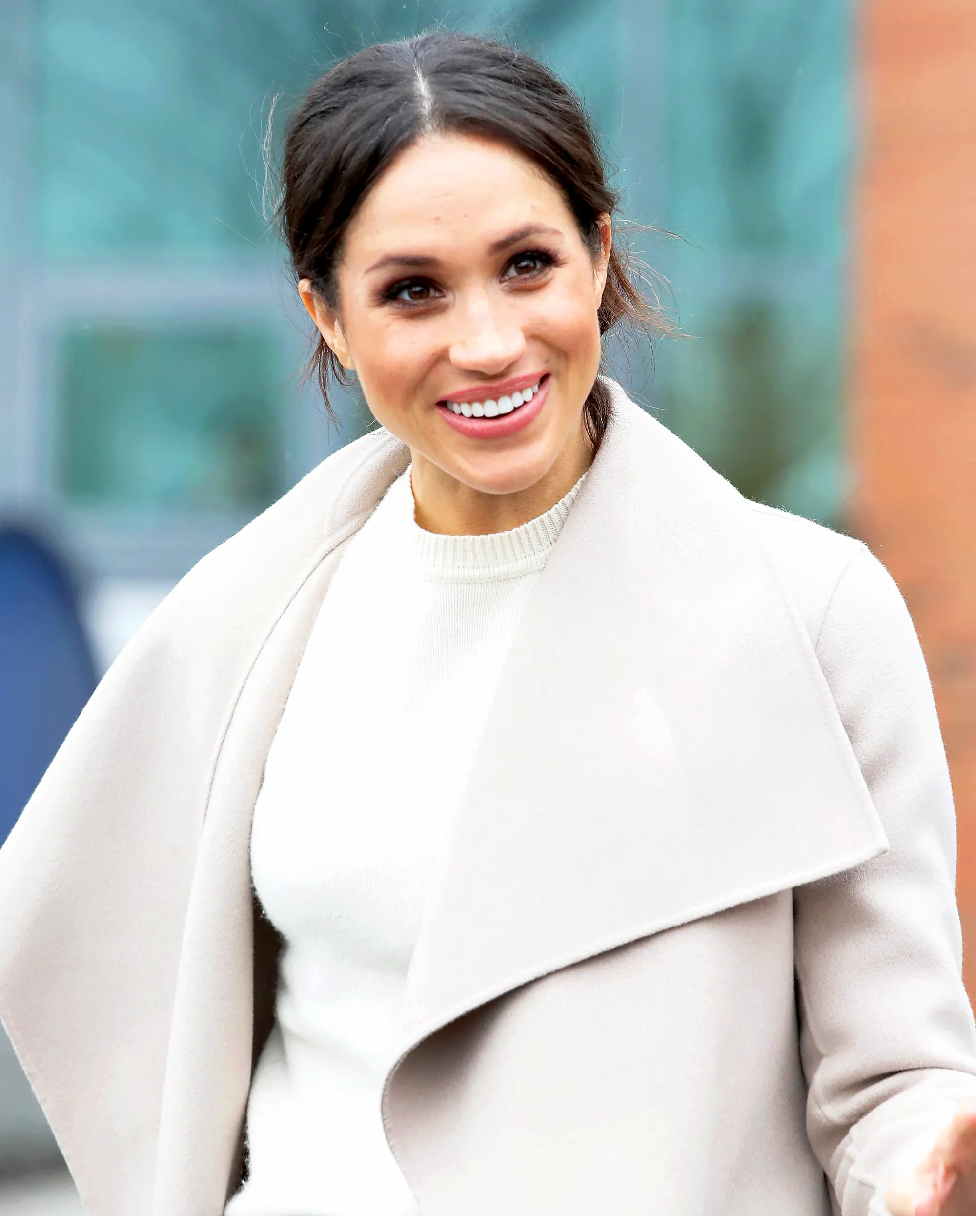 Meghan Markle departs from Catalyst Inc, Northern Irelands next generation science park on March 23, 2018 in Belfast, Nothern Ireland.