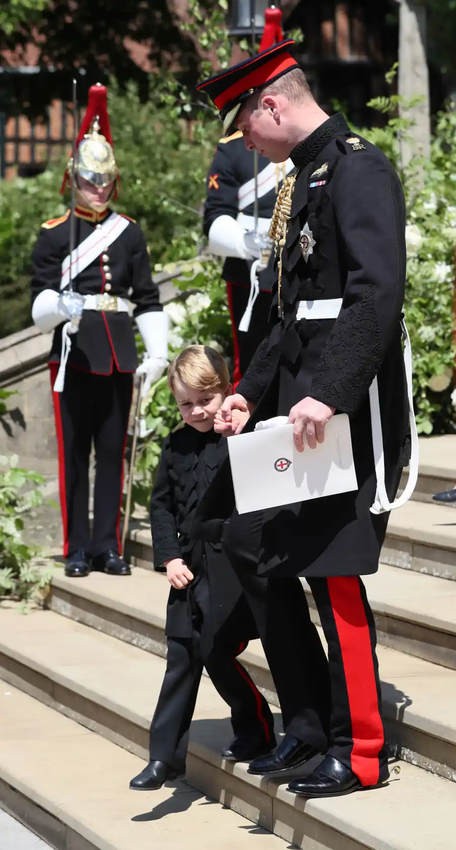 prince george and princess charlotte royal wedding
