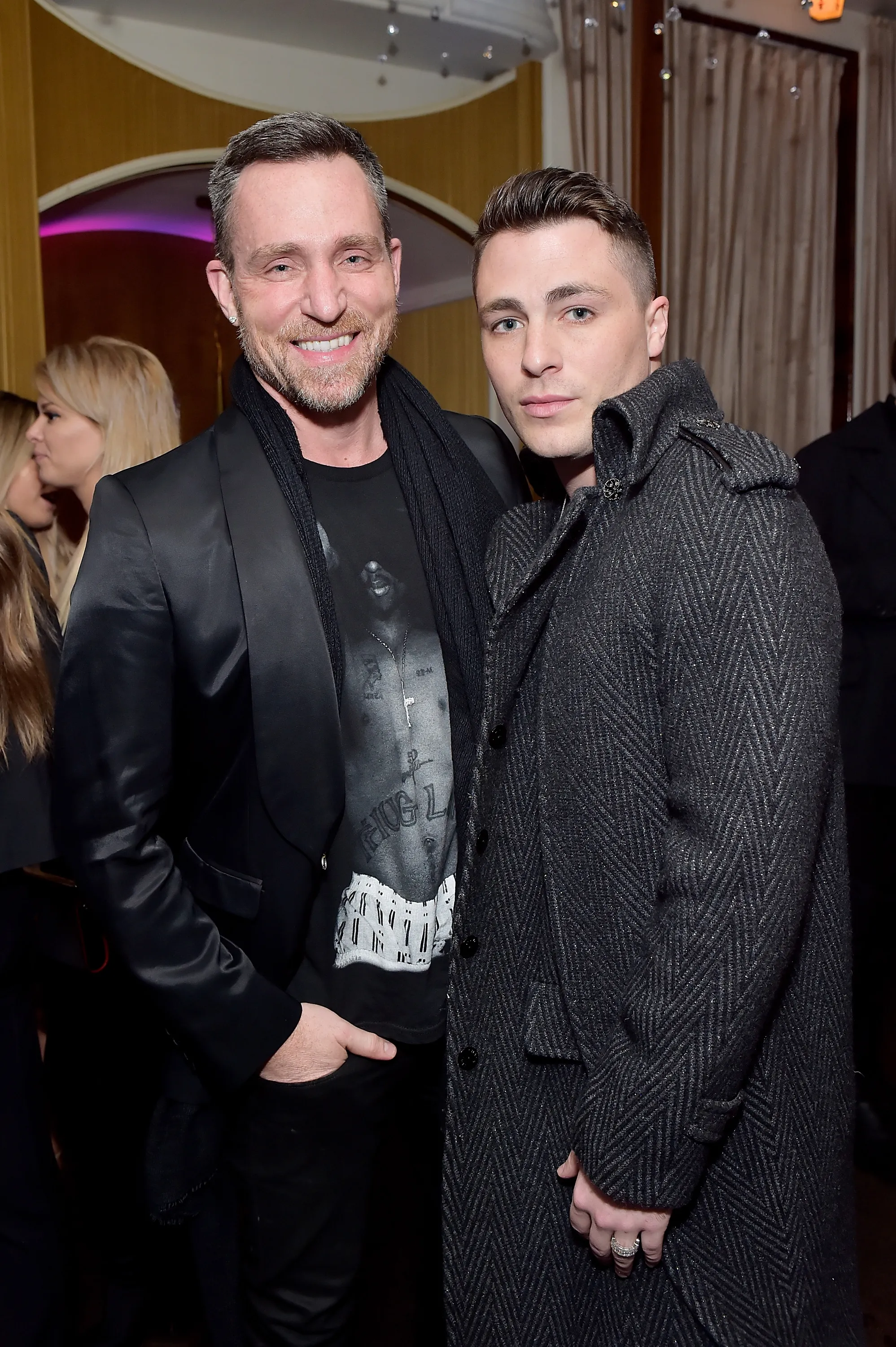 Jeff Leatham and Colton Haynes