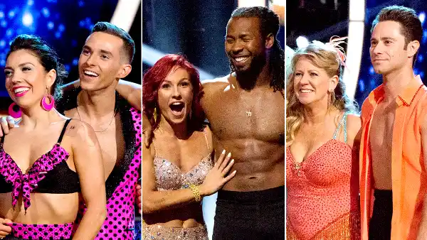 The six remaining athletes on Dancing With The Stars: Athletes
