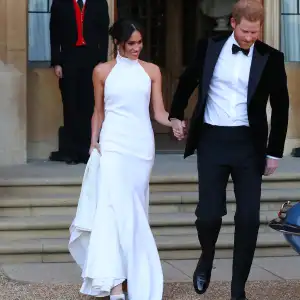 Duchess of Sussex and Prince Harry, Duke of Sussex leave Windsor Castle after their wedding