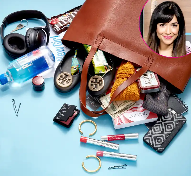 Hannah Simone's bag