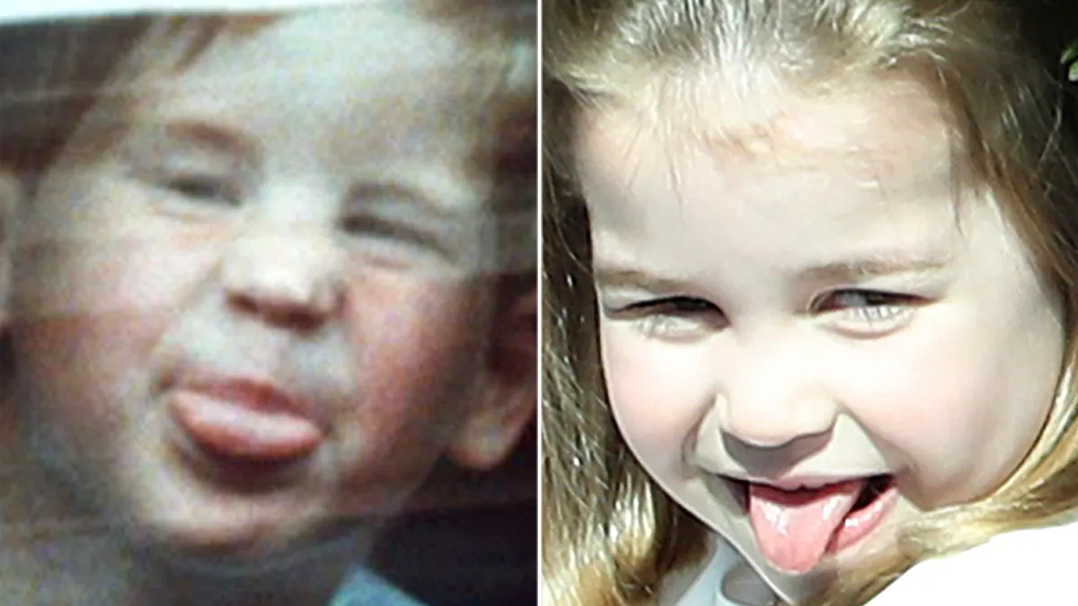 Prince Harry and Princess Charlotte