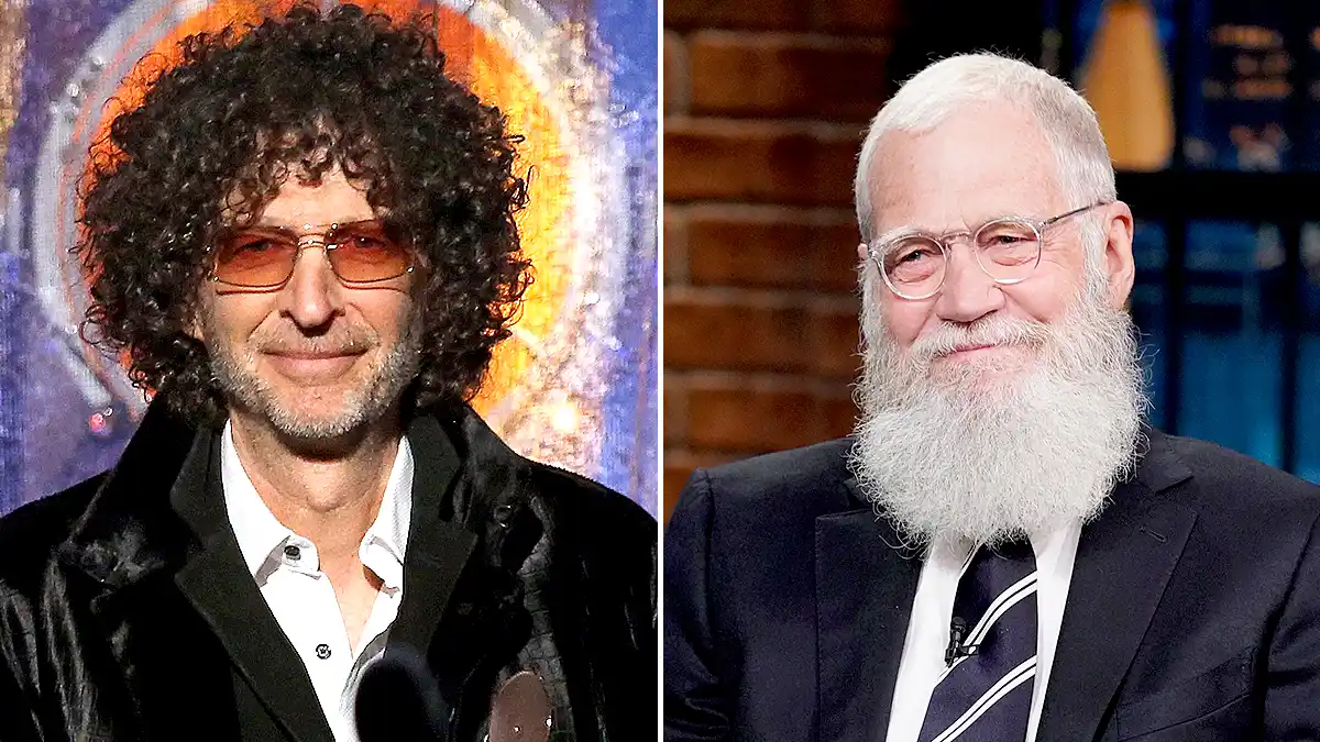 Howard Stern and David Letterman