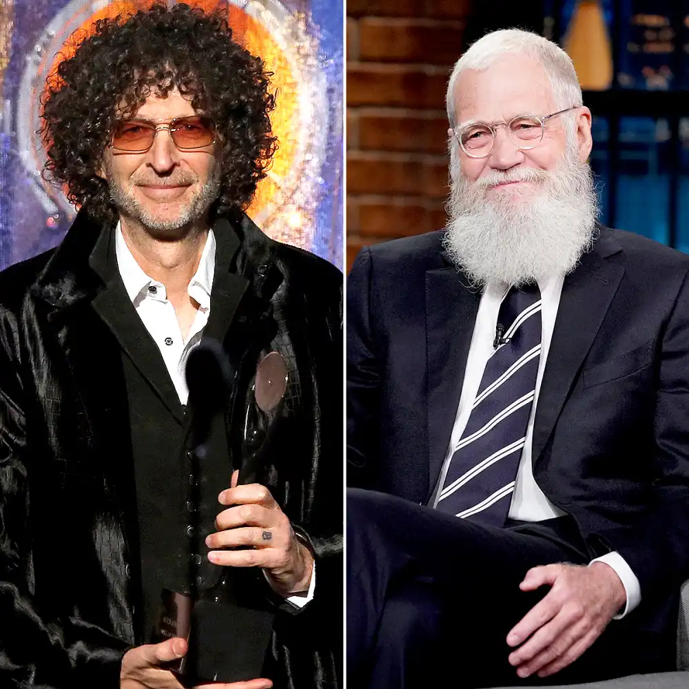 Howard Stern and David Letterman